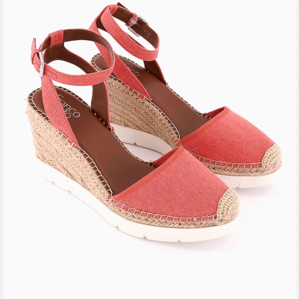 Franco Sarto coral Espadrille in size 10